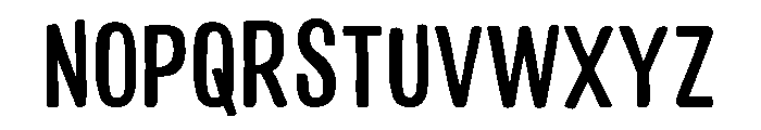 Colby Condensed Medium Font UPPERCASE