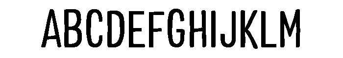 Colby Condensed Regular Font UPPERCASE