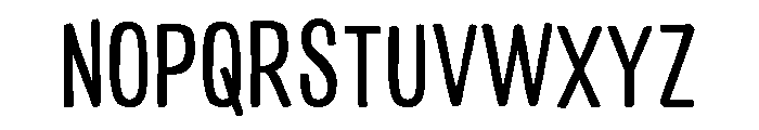 Colby Condensed Regular Font UPPERCASE