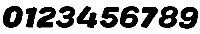 Colby Extended Black Italic Font OTHER CHARS
