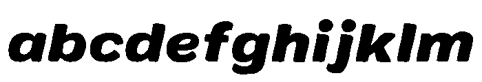 Colby Extended Black Italic FONT