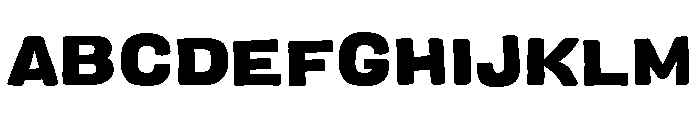 Colby Extended Black Font UPPERCASE