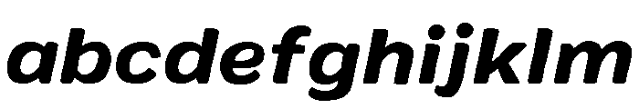 Colby Extended Bold Italic FONT