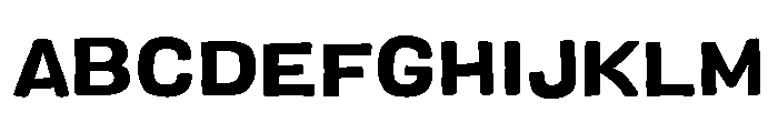 Colby Extended Bold Font UPPERCASE