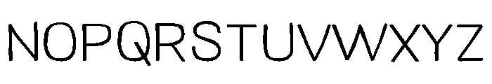 Colby Extended Extra Light Font UPPERCASE