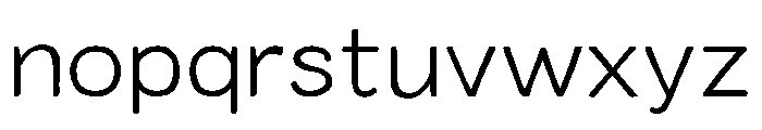 Colby Extended Extra Light Font LOWERCASE