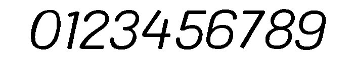 Colby Extended Light Italic Font OTHER CHARS