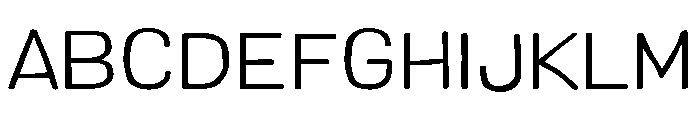 Colby Extended Light Font UPPERCASE