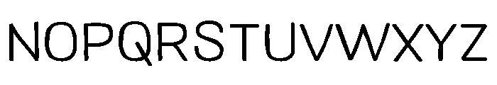 Colby Extended Light Font UPPERCASE