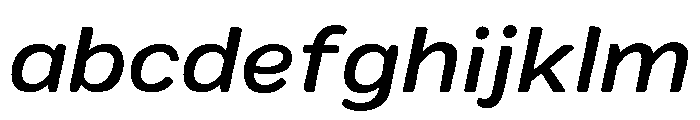 Colby Extended Medium Italic FONT