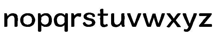 Colby Extended Medium Font LOWERCASE