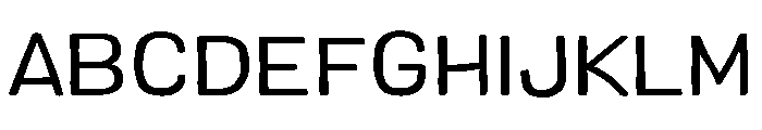 Colby Extended Regular Font UPPERCASE