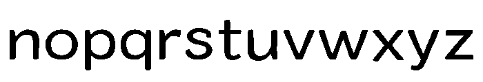 Colby Extended Regular Font LOWERCASE