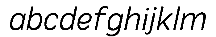 Colby Extra Light Italic FONT
