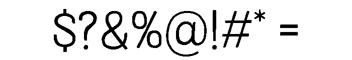 Colby Extra Light Font OTHER CHARS