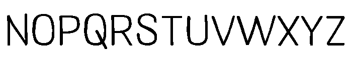 Colby Extra Light Font UPPERCASE