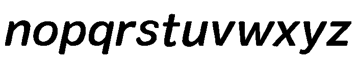 Colby Medium Italic Font LOWERCASE