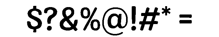 Colby Medium Font OTHER CHARS