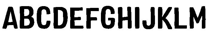 Colby Narrow Bold Font UPPERCASE