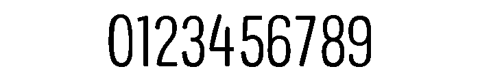 Colby Narrow Extra Light Font OTHER CHARS