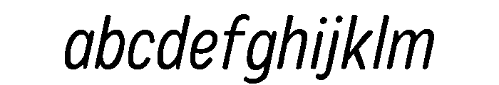 Colby Narrow Light Italic FONT