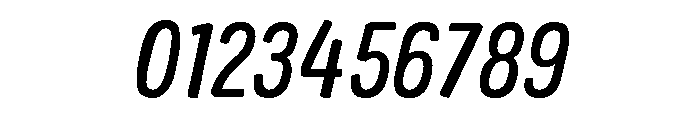 Colby Narrow Medium Italic Font OTHER CHARS