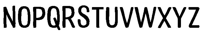 Colby Narrow Medium Font UPPERCASE