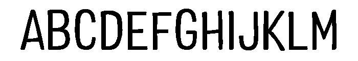Colby Narrow Regular Font UPPERCASE