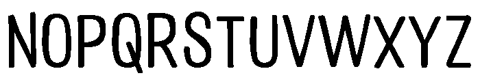 Colby Narrow Regular Font UPPERCASE