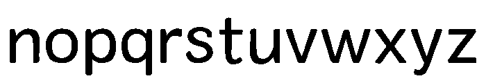 Colby Regular Font LOWERCASE