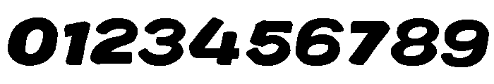 Colby Wide Black Italic Font OTHER CHARS