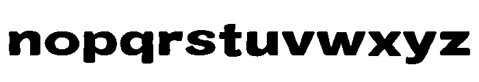 Colby Wide Black Font LOWERCASE