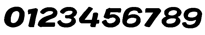 Colby Wide Bold Italic Font OTHER CHARS