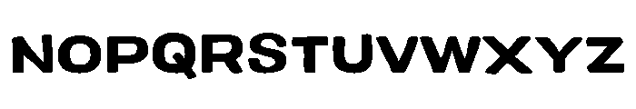 Colby Wide Bold Font UPPERCASE