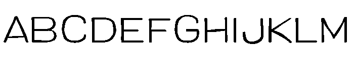 Colby Wide Extra Light Font UPPERCASE