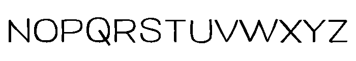 Colby Wide Extra Light Font UPPERCASE