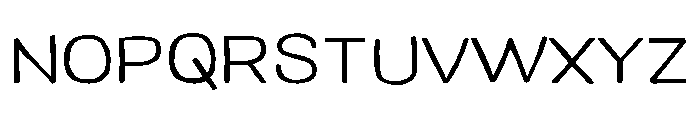 Colby Wide Light Font UPPERCASE