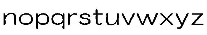 Colby Wide Light Font LOWERCASE