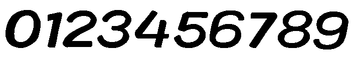 Colby Wide Medium Italic Font OTHER CHARS