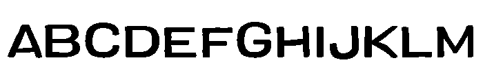 Colby Wide Medium Font UPPERCASE
