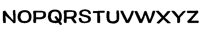 Colby Wide Medium Font UPPERCASE