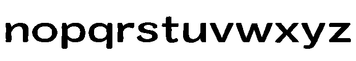 Colby Wide Medium Font LOWERCASE
