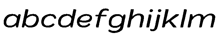 Colby Wide Regular Italic FONT