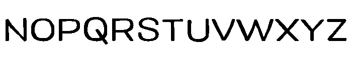 Colby Wide Regular Font UPPERCASE