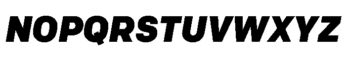 Colfax Black Italic Font UPPERCASE