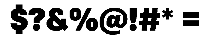Colfax Black Font OTHER CHARS