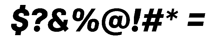 Colfax Bold Italic Font OTHER CHARS