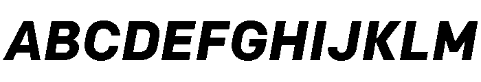 Colfax Bold Italic Font UPPERCASE
