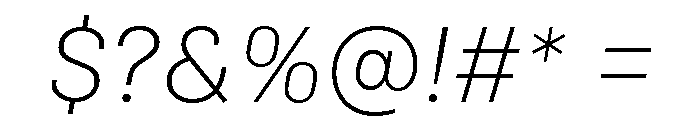 Colfax Light Italic Font OTHER CHARS