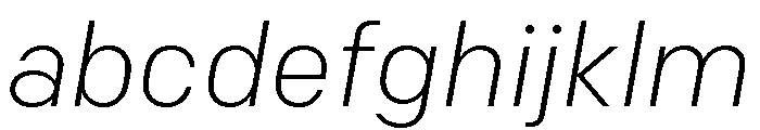 Colfax Light Italic FONT